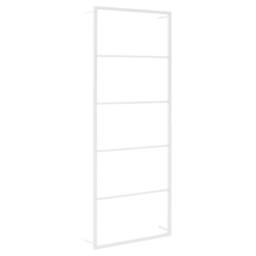 Berkfield Home Towel Rack White 45x10x115 cm Steel - Size: 45 x 10 x 115 cm - thumbnail 3