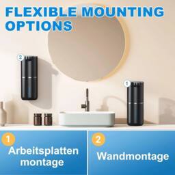 NESTLUNE Automatic Soap Liquid Dispenser Handsfree in Black - thumbnail 5