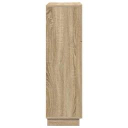 Berkfield Home Sonoma Oak Computer Desk Sonoma oak Particle board Medium in Light Tan - thumbnail 7