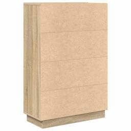 Berkfield Home Sonoma Oak Computer Desk Sonoma oak Particle board Medium in Light Tan - thumbnail 8