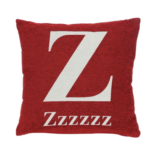 Orsina Zzzzzz Words Cushion in Red - image 1
