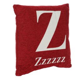 Orsina Zzzzzz Words Cushion in Red - thumbnail 2