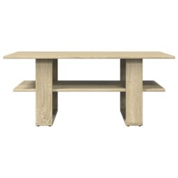 Berkfield Home Coffee Table Sonoma Oak 102x55x42 cm Engineered Wood in Brown - Size: 102 x 55 x 42 cm - thumbnail 3