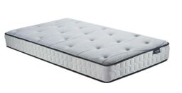 Birlea Pine Wood Single Bed & Mattress Bundle Rio Air Sleepsoul 90cm 3ft in Brown - thumbnail 2