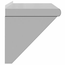 Berkfield Home Wall Shelf 75x30x31 cm Silver Stainless Steel - Size: 75 x 30 x 31 cm - thumbnail 6