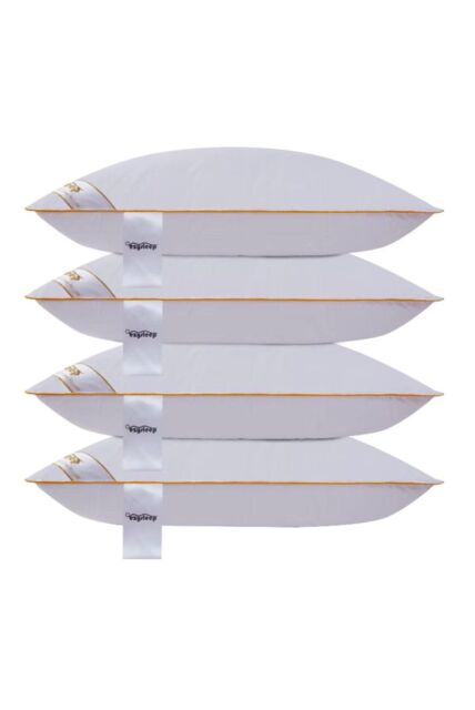 Ezysleep Luxury Goose Feather & Down Pillow - Set of 4 in White - image 1