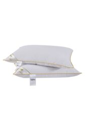 Ezysleep Luxury Goose Feather & Down Pillow - Set of 4 in White - thumbnail 2