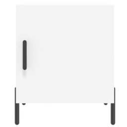 Berkfield Home Bedside Cabinets 2 pcs White 40x40x50 cm Engineered Wood - Size: 40 x 40 x 50 cm - thumbnail 6
