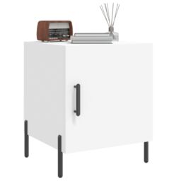 Berkfield Home Bedside Cabinets 2 pcs White 40x40x50 cm Engineered Wood - Size: 40 x 40 x 50 cm - thumbnail 4