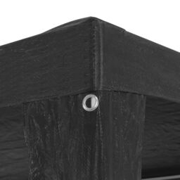 Berkfield Home Party Tent 3x9 m PE Anthracite in Black - thumbnail 4
