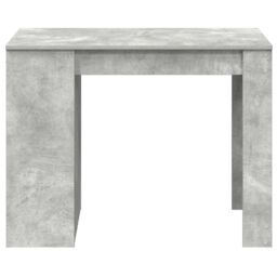 Berkfield Home Desk with Drawer & Shelf Concrete Grey 102x62x77.5 cm Engineered Wood - thumbnail 4