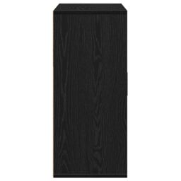 Berkfield Home Sideboard with Drawer with Shelf Black oak 60 x 31 x 70 cm Engineered wood - thumbnail 7