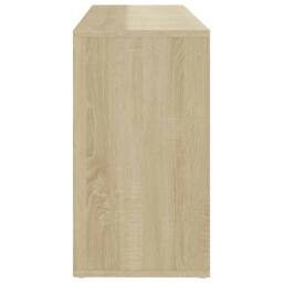 Berkfield Home Shoe Bench Sonoma Oak 103x30x54.5 cm Engineered Wood in Light Tan - thumbnail 6