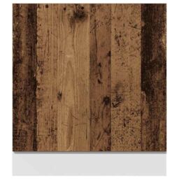 Berkfield Home Dishwasher Panel Lyon Old Wood 60x1.5x67 cm Engineered Wood in Brown - thumbnail 3