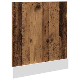 Berkfield Home Dishwasher Panel Lyon Old Wood 60x1.5x67 cm Engineered Wood in Brown - thumbnail 5