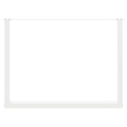 Berkfield Home Coffee Table Legs U-Shaped 2 pcs White 100x(72-73) cm Steel - thumbnail 5