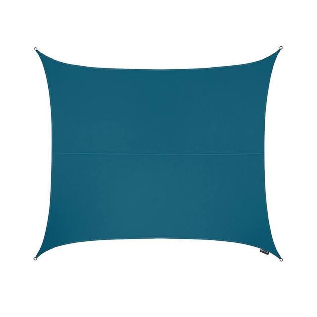 Primrose 3.6m Square Water Resistant Sun Shade Canopy 96.5% UV Block Free Rope in Teal - image 1