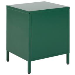 Wyld and Coco Green Steel Nightstand - 2 Drawer Bedside Table - thumbnail 5