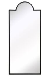 "MirrorOutlet Black Contemporary Wall & Leaner Garden Mirror 67""x 29"" 170x75cm - Size: 1 Pack" - thumbnail 3