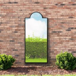 "MirrorOutlet Black Contemporary Wall & Leaner Garden Mirror 67""x 29"" 170x75cm - Size: 1 Pack" - thumbnail 6