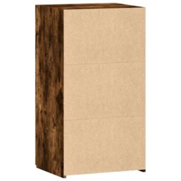 Berkfield Home Sideboard Smoked Oak 50x42.5x93 cm Engineered Wood in Brown - thumbnail 6