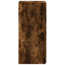 Berkfield Home Sideboard Smoked Oak 50x42.5x93 cm Engineered Wood in Brown - thumbnail 5