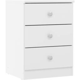 Seconique Denver 3 Door Wardrobe Bedroom Set in White - thumbnail 5