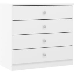 Seconique Denver 3 Door Wardrobe Bedroom Set in White - thumbnail 7