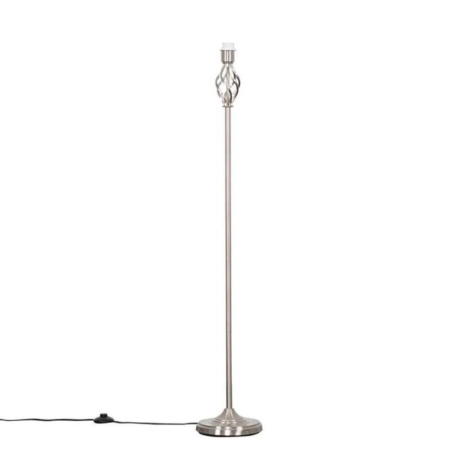 SPETLEK Standard Floor Lamp Light Traditional Brushed Chrome in Silver - image 1