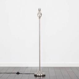 SPETLEK Standard Floor Lamp Light Traditional Brushed Chrome in Silver - thumbnail 2