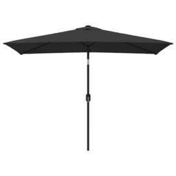 Berkfield Home Outdoor Parasol with Metal Pole 300x200 cm Black - thumbnail 1