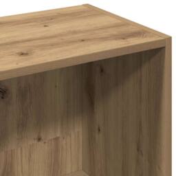 Berkfield Home Classic Book Cabinet Artisan Oak 66x30x130 cm Engineered Wood in Brown - Size: 66 x 30 x 130 cm - thumbnail 9