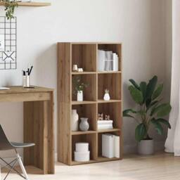 Berkfield Home Classic Book Cabinet Artisan Oak 66x30x130 cm Engineered Wood in Brown - Size: 66 x 30 x 130 cm - thumbnail 1