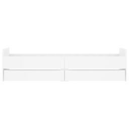 Berkfield Home Bed Frame with Drawers without Mattress White 100x200 cm - thumbnail 6