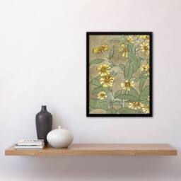 Artery8 Daisies with Yellow Petals Framed Wall Art Print Hannah Borger Overbeck - Size: A4 - thumbnail 4