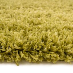 Kukoon Lime Green Super Soft Shaggy Rug in Light Green - Size: 60 cm x 240 cm - thumbnail 3