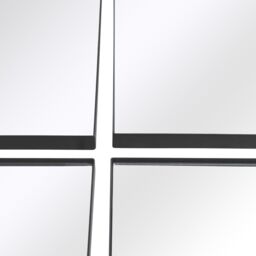 "MirrorOutlet New Black XL Circular Metal Wall Mirror 54"" X 54"" (140 x 140CM) - Size: 1 Pack" - thumbnail 4