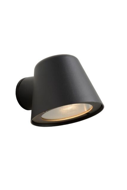 Lucide 'DINGO' Dimmable Stylish Mountable Outdoor Décor LED Wall Light GU10 in Black - image 1