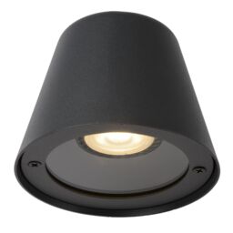 Lucide 'DINGO' Dimmable Stylish Mountable Outdoor Décor LED Wall Light GU10 in Black - thumbnail 4