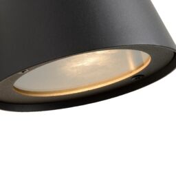 Lucide 'DINGO' Dimmable Stylish Mountable Outdoor Décor LED Wall Light GU10 in Black - thumbnail 5