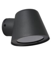 Lucide 'DINGO' Dimmable Stylish Mountable Outdoor Décor LED Wall Light GU10 in Black - thumbnail 2