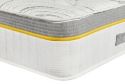 Comfort Beds Sirocco Hybrid Reflex Support Pocket Spring Mattress in Grey - Size: Small Double - thumbnail 2