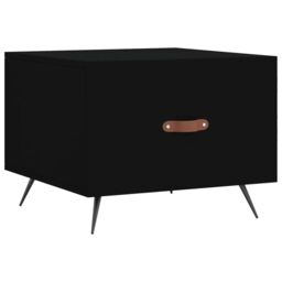 Berkfield Home Coffee Tables 2 pcs Black 50x50x40 cm Engineered Wood - Size: 50 x 50 x 40 cm - thumbnail 5