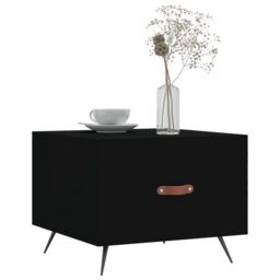 Berkfield Home Coffee Tables 2 pcs Black 50x50x40 cm Engineered Wood - Size: 50 x 50 x 40 cm - thumbnail 3