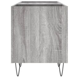 Berkfield Home Record Cabinet Grey Sonoma 121x38x48 cm Engineered Wood - Size: 121 x 38 x 48 cm - thumbnail 5