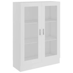 Berkfield Home Vitrine Cabinet White 82.5x30.5x115 cm Engineered Wood