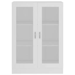 Berkfield Home Vitrine Cabinet White 82.5x30.5x115 cm Engineered Wood - thumbnail 6