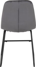 Seconique Quebec Straight Edge Dining Set with Lukas Chairs in Grey - thumbnail 9