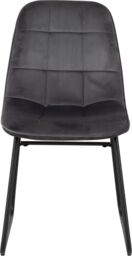 Seconique Quebec Straight Edge Dining Set with Lukas Chairs in Grey - thumbnail 8