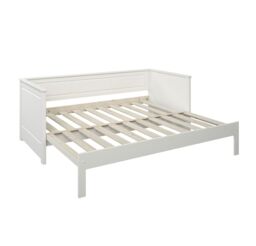 Flair Erika Solid Wood Guest Bed in White - Size: EU Single - thumbnail 7
